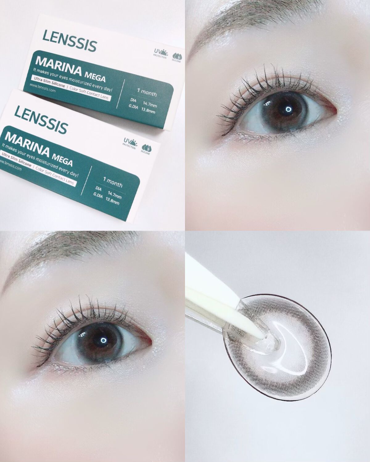 マリナシリーズ	 マリナチョコ/LENSSIS/カラーコンタクトレンズを使ったクチコミ（2枚目）