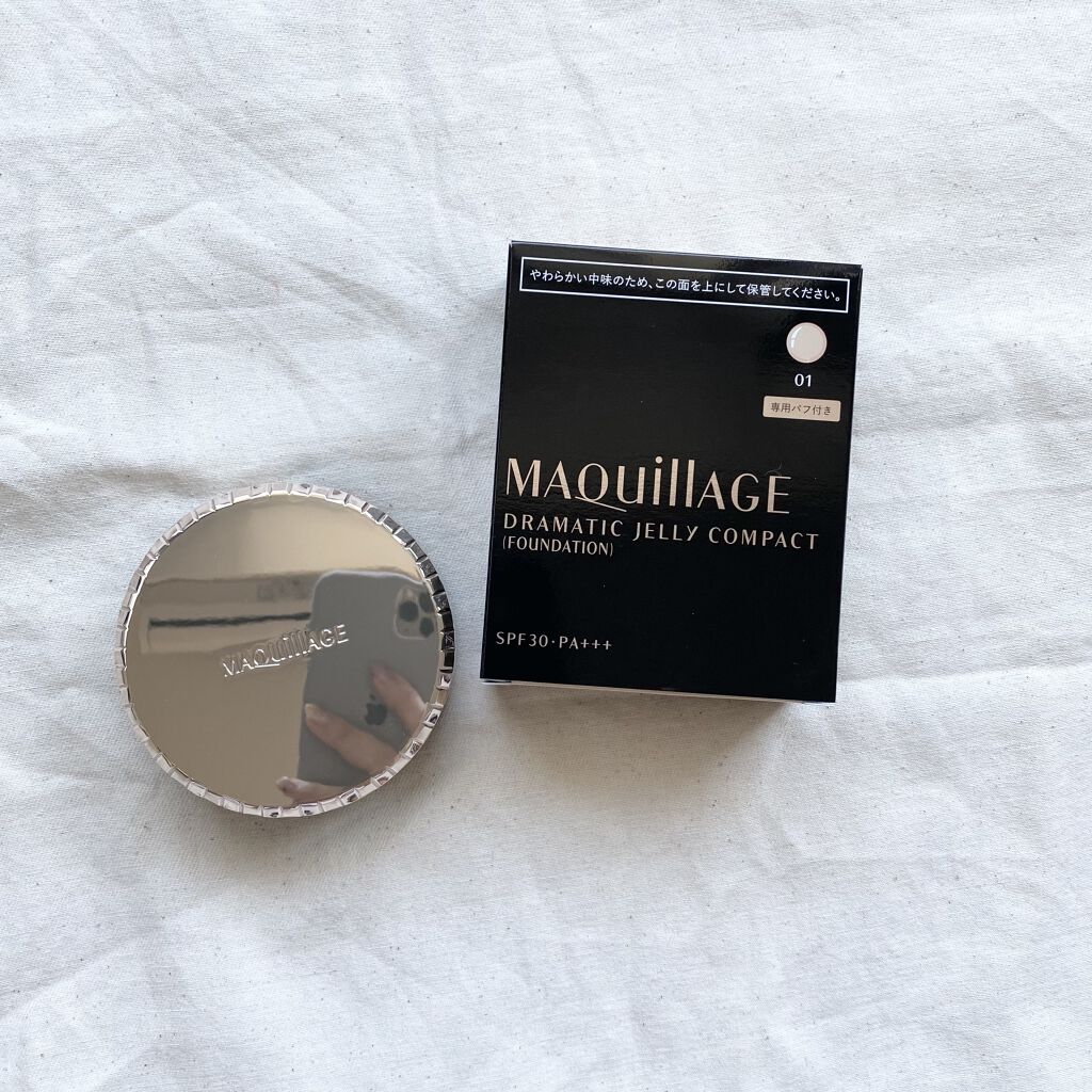 ドラマティックジェリーコンパクト/マキアージュ/クッションファンデーションを使ったクチコミ（1枚目）