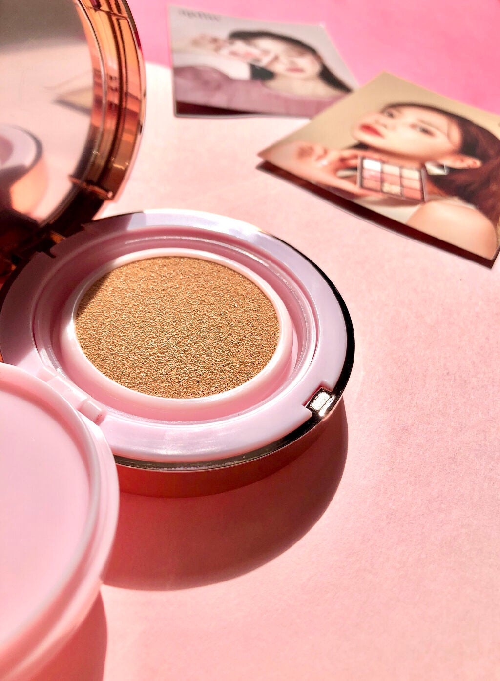 ピンクティーツリーカバークッション/APLIN/クッションファンデーションを使ったクチコミ(3枚目)