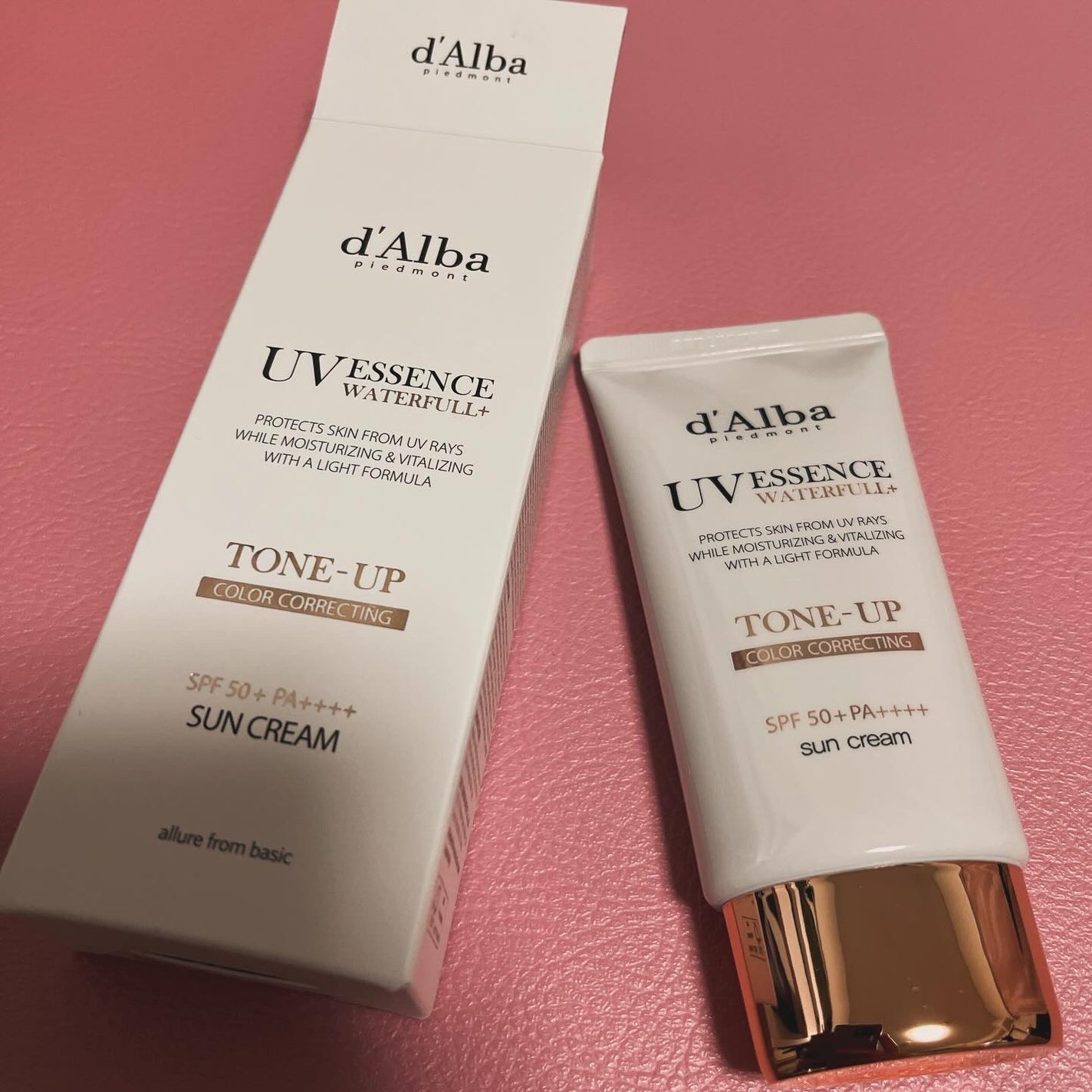 ウォータフルトーンアップサンクリーム/ダルバ/日焼け止めクリームを使ったクチコミ(1枚目)