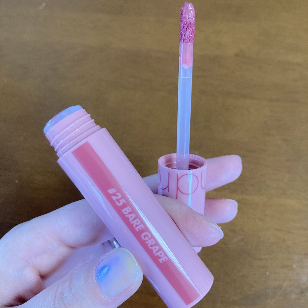 ジューシーラスティングティント/rom&nd/リップティントを使ったクチコミ（3枚目）