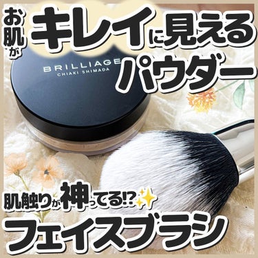 FACE BRUSH/ブリリアージュ/メイクブラシを使ったクチコミ（1枚目）