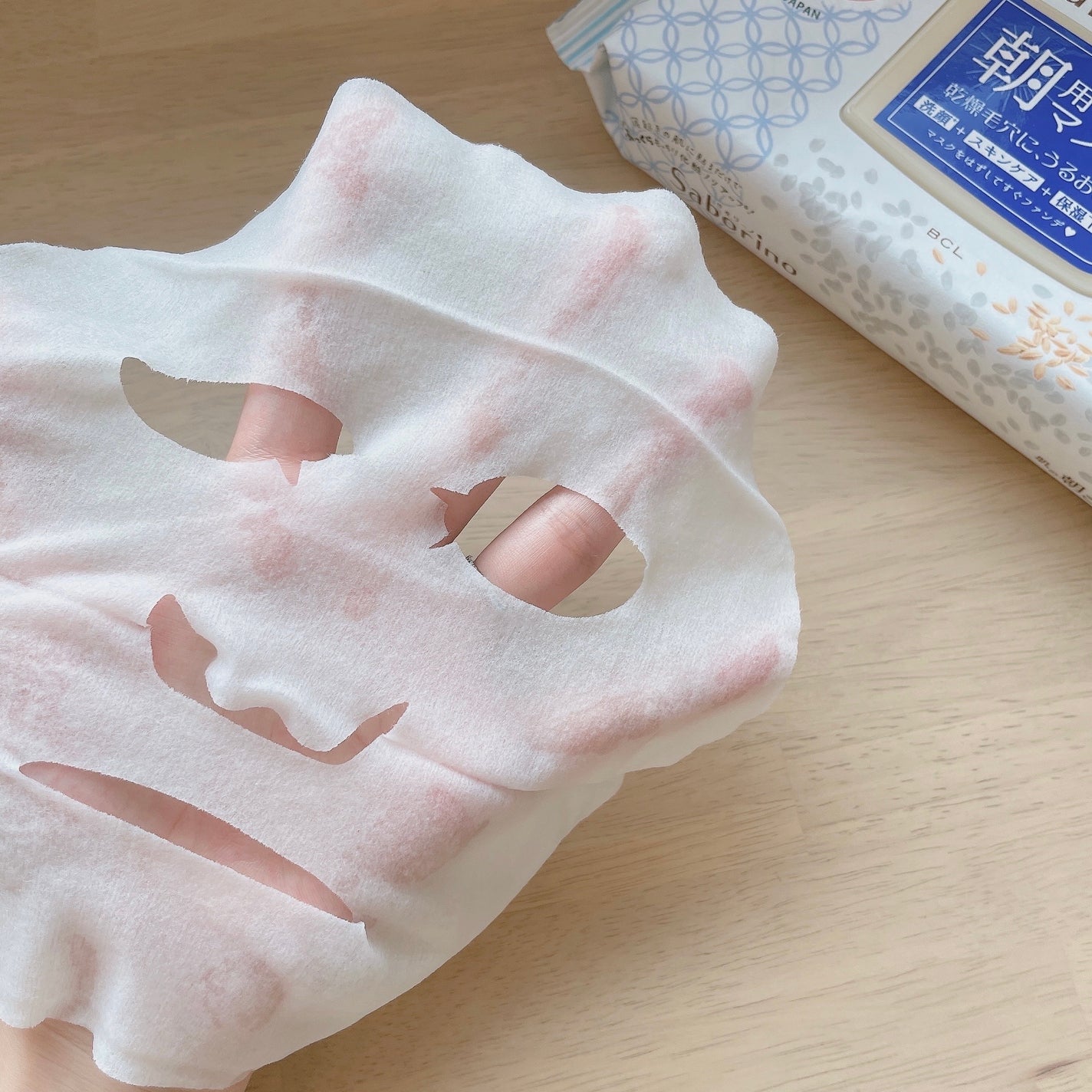 目ざまシート ふっくら和素材のもっちりタイプ/サボリーノ/シートマスク・パックを使ったクチコミ(5枚目)