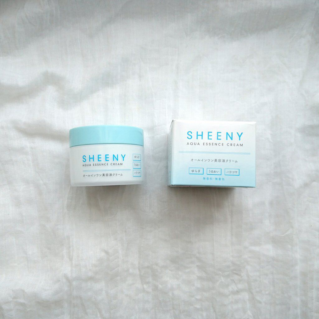 日本製🗻セラミドやCICA成分でもっちりオールインワン✨

SHEENYさんからお声掛けいただき、日本製の水分クリームをお試しさせていただきました🌧️

❇️SHEENY（シーニー）
シーニーアクアエッセンスクリーム
（シーニー水分クリ