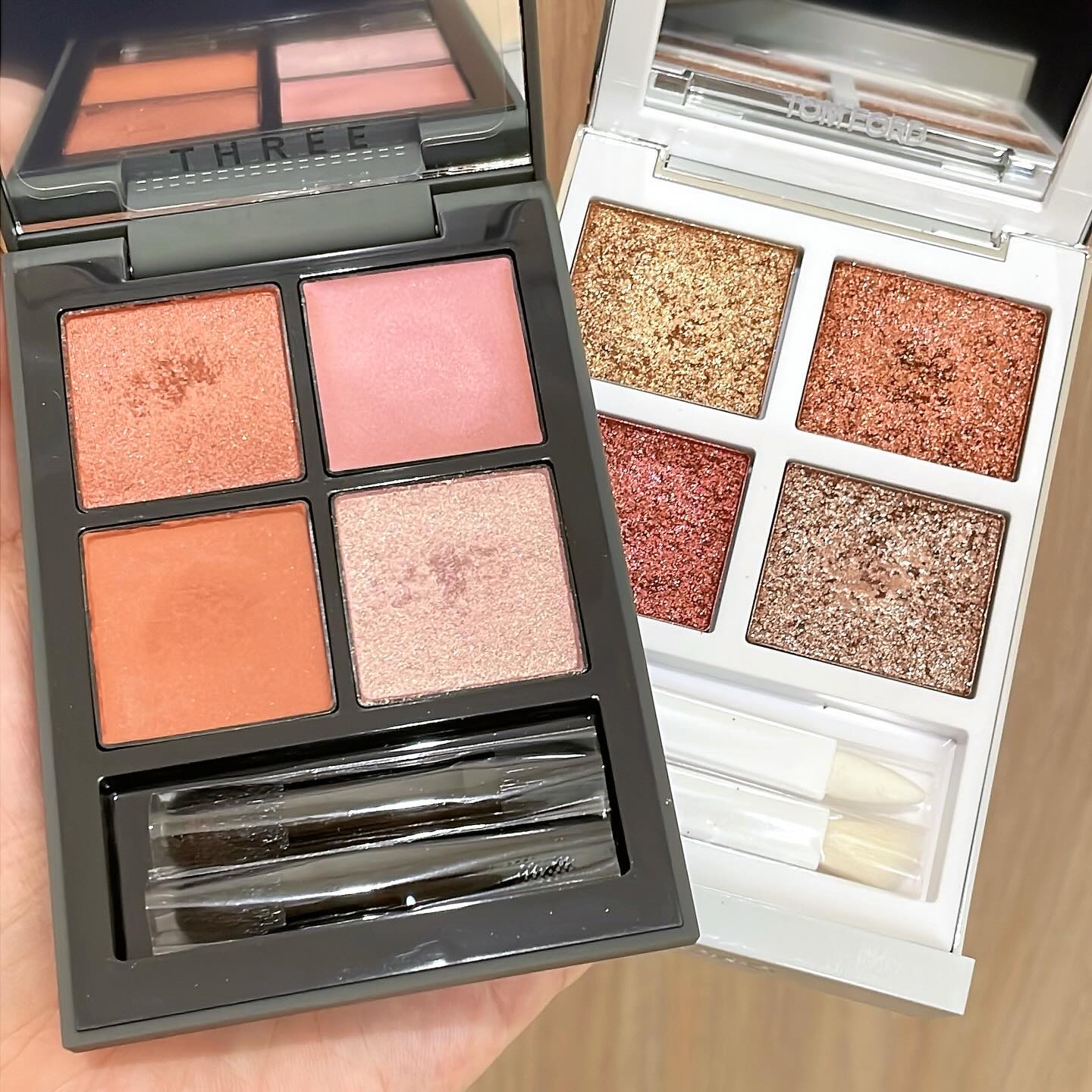 アイ カラー クォード エクストリーム X2 ラバ ラスター/TOM FORD BEAUTY/アイシャドウパレットを使ったクチコミ（1枚目）