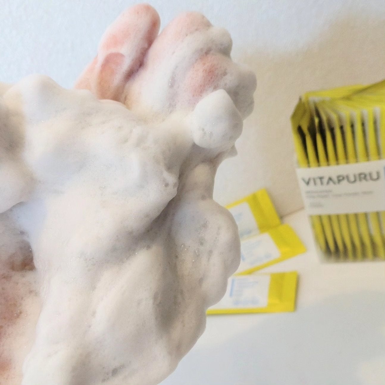 ビタプル リペア クリアウォッシングフォーム/VITAPURU/洗顔フォームを使ったクチコミ(8枚目)