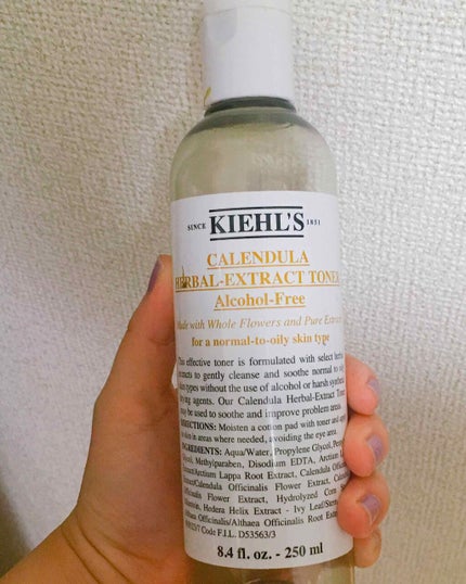 キールズ ハーバル トナー CL アルコールフリー/Kiehl's/化粧水を使ったクチコミ(1枚目)