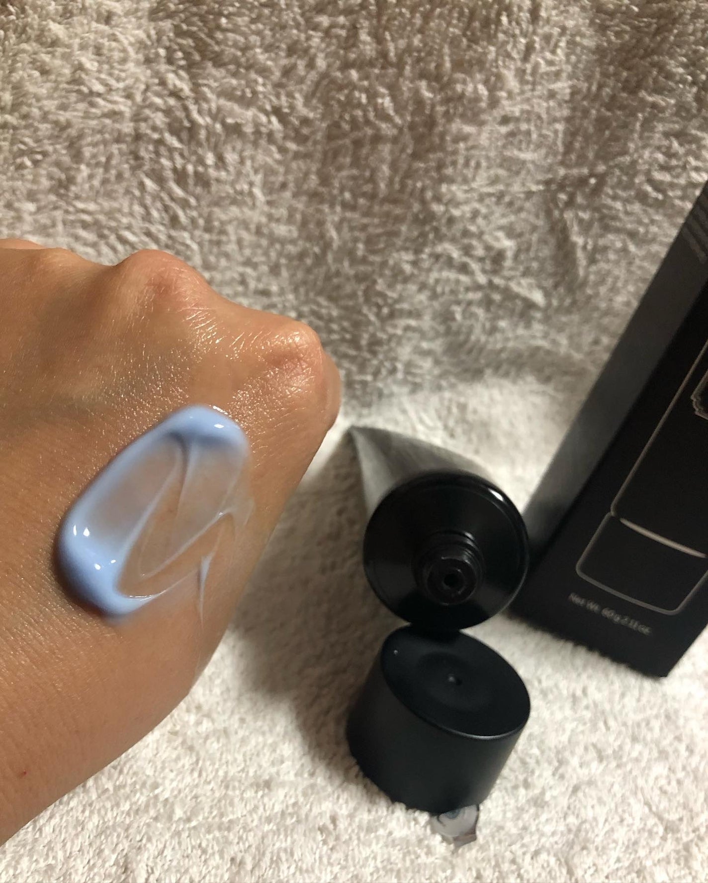 ミッドナイトブルーカーミングクリーム/Klairs/フェイスクリームを使ったクチコミ(5枚目)