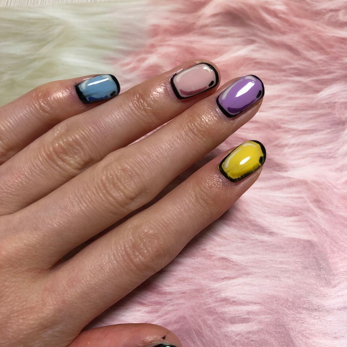 ジェルネイル(ライト対応)/セリア/ジェルネイルを使ったクチコミ(4枚目)