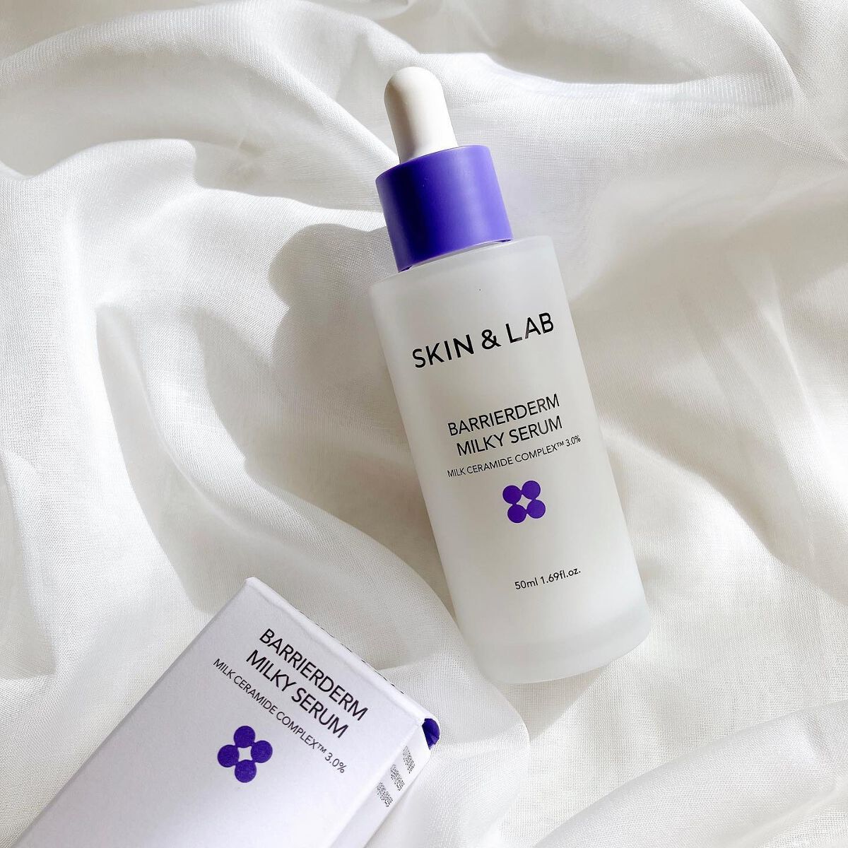 バリアダームミルキーセラム/SKIN&LAB/美容液を使ったクチコミ（1枚目）