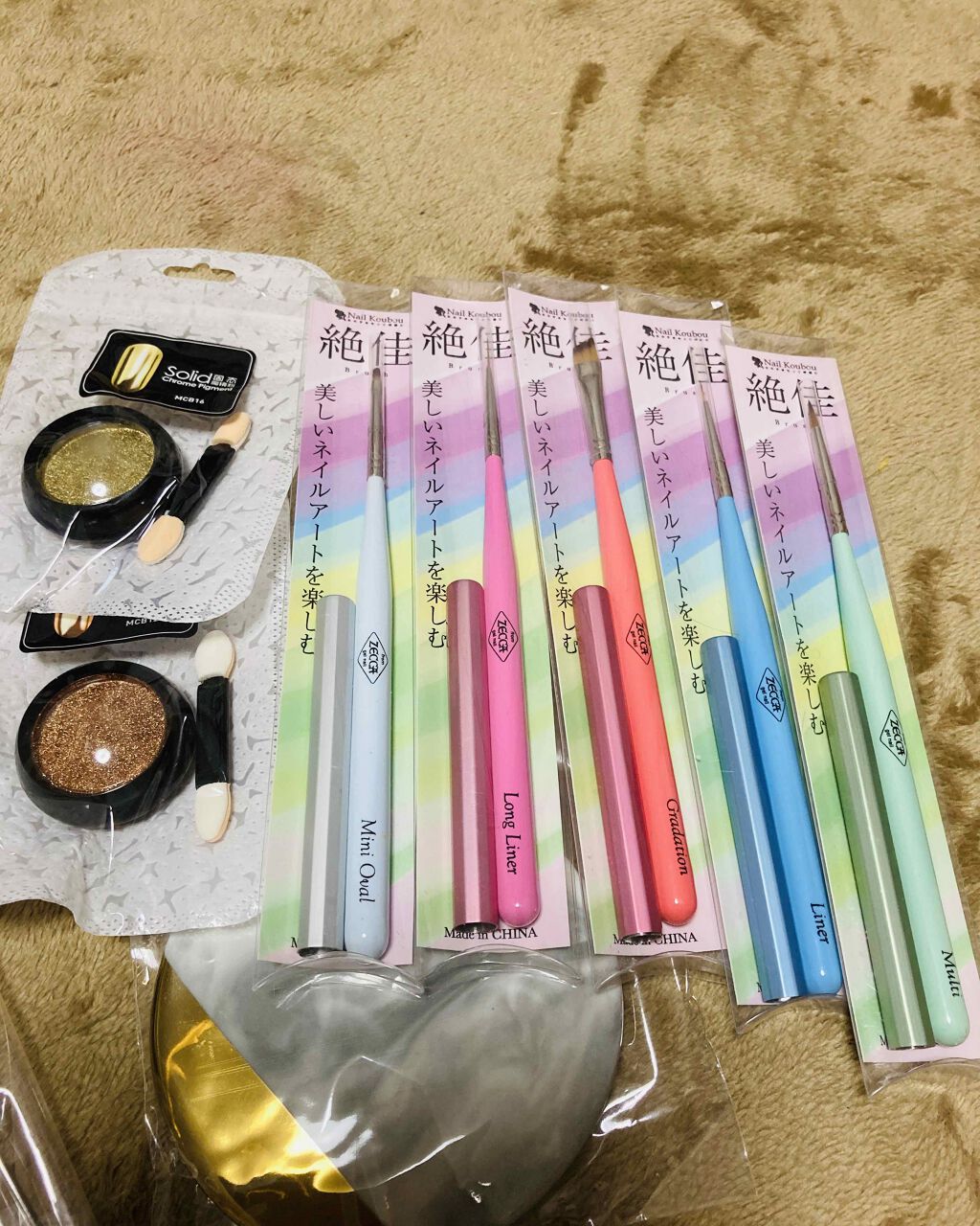 ネイル工房オリジナルジェルネイルブラシzecca筆 /ネイル工房/ネイル用品を使ったクチコミ(3枚目)