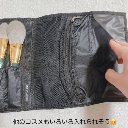 ROWNYEON 緑姫シリーズ メイクブラシ13本セット 化粧ポーチ付き/Rownyeon/メイクブラシを使ったクチコミ(5枚目)
