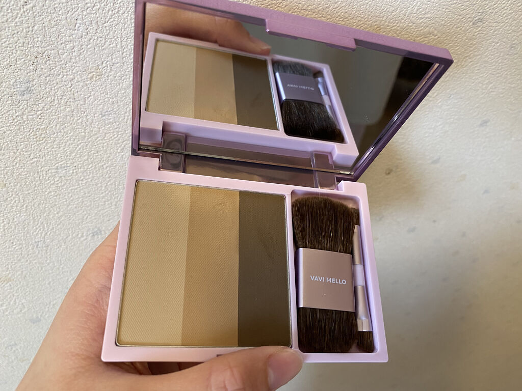 パーフェクトシェーディング&アイブロウ/VAVI MELLO/シェーディングを使ったクチコミ（2枚目）