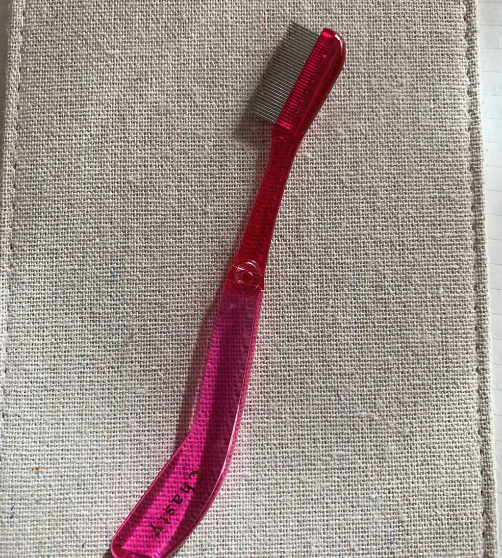 マスカラコーム メタルN（ナチュラル）/チャスティ/その他化粧小物を使ったクチコミ（3枚目）