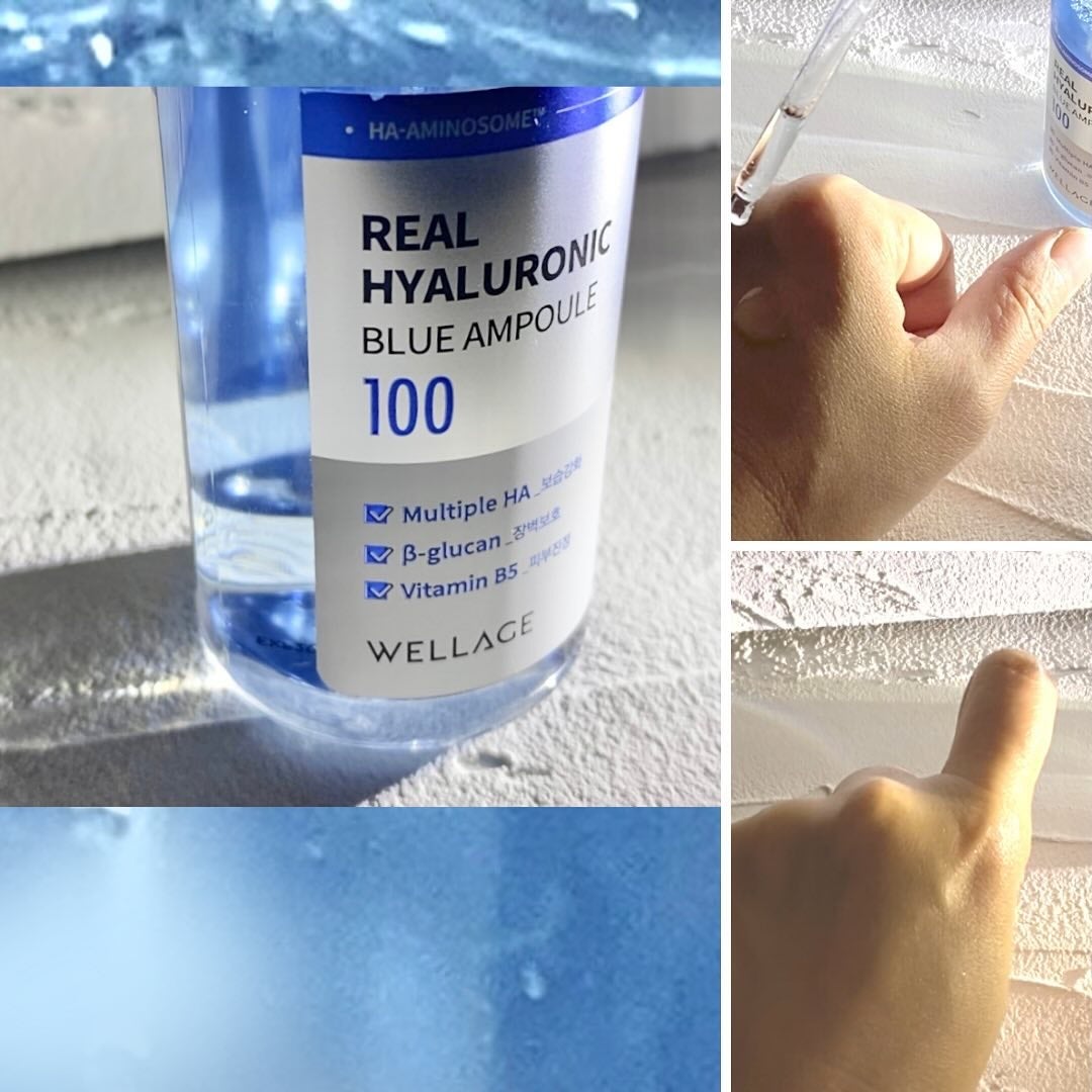 リアルヒアルロニックブルーアンプル 100/Wellage/美容液を使ったクチコミ(5枚目)