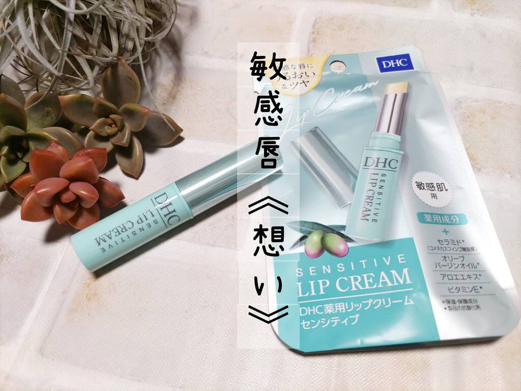 薬用リップクリームセンシティブ/DHC/リップクリームを使ったクチコミ（1枚目）