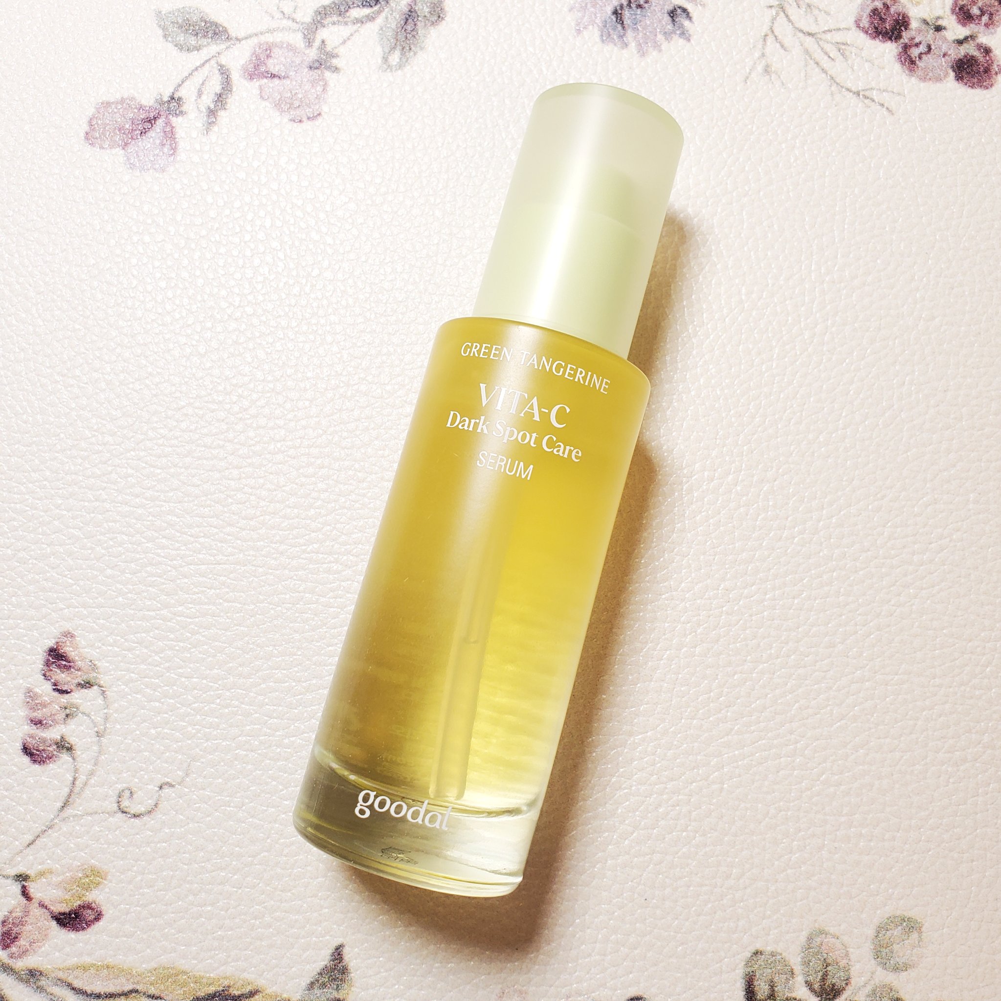 グリーンタンジェリン ビタC ダークスポットケアセラム/goodal/美容液を使ったクチコミ（2枚目）