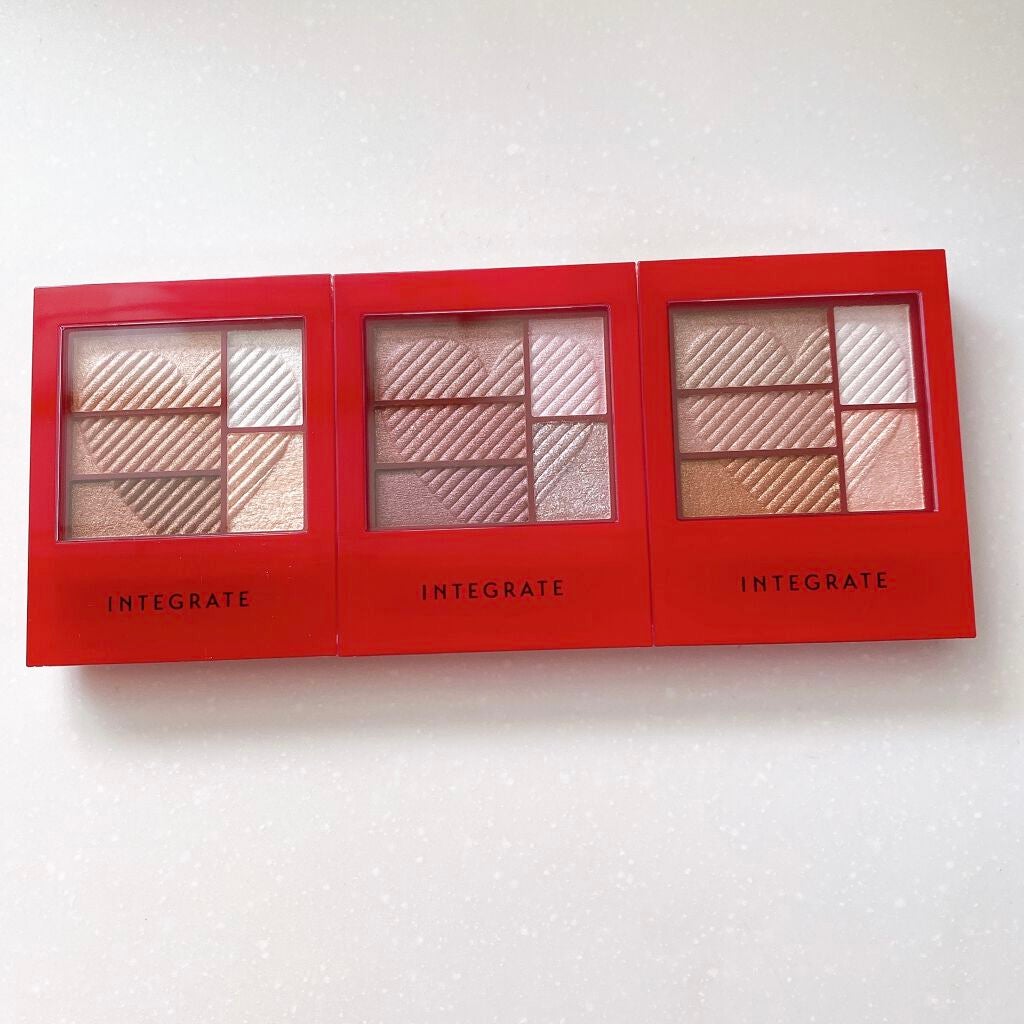 トリプルレシピアイズ/インテグレート/アイシャドウパレットを使ったクチコミ(2枚目)