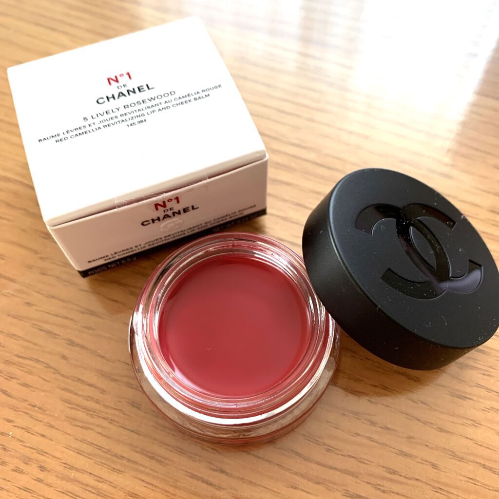  リップ＆チーク ボーム N°1 ドゥ シャネル 4 ウェイクアップ ピンク/CHANEL/口紅を使ったクチコミ（1枚目）