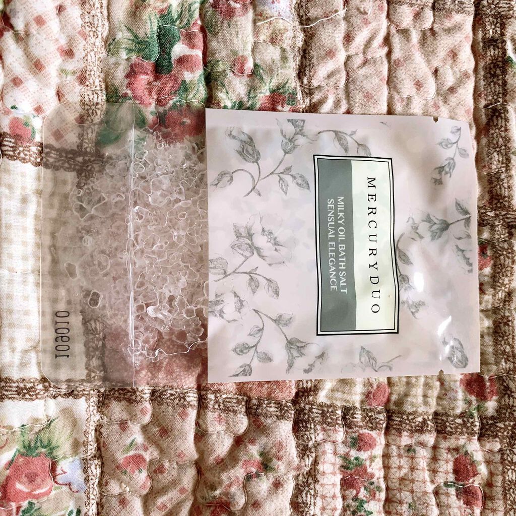 MERCURYDUO MILKY OIL BATH SALT/R&/無機塩系入浴剤を使ったクチコミ(1枚目)