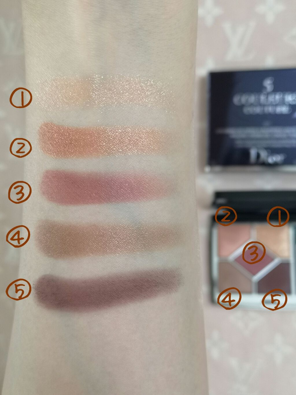 【旧】サンク クルール クチュール/Dior/アイシャドウパレットを使ったクチコミ(2枚目)