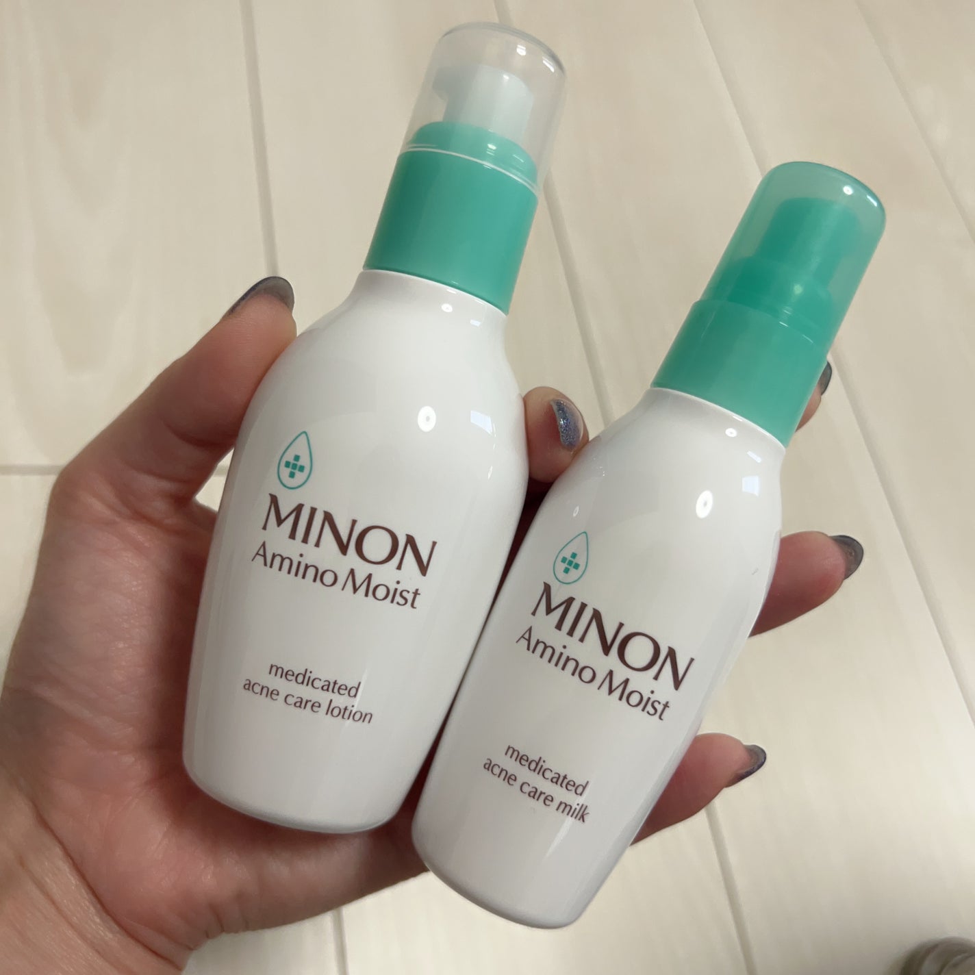 ミノン アミノモイスト 薬用アクネケア ミルク/ミノン/乳液を使ったクチコミ(3枚目)