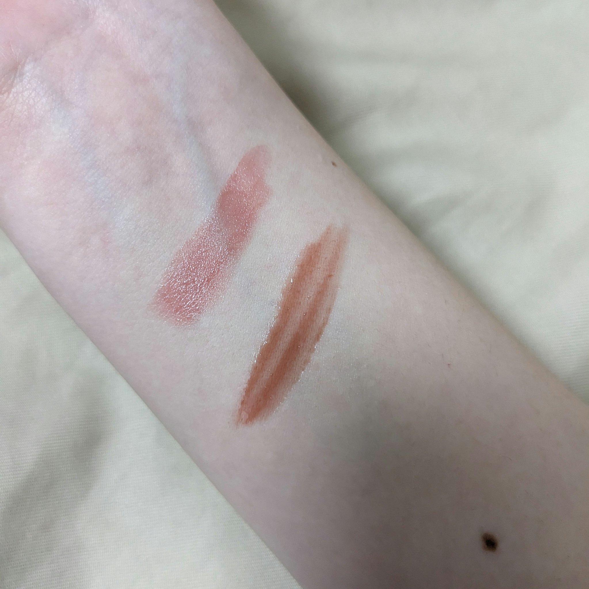 センシュアルヌードグロス/HERA/リップグロスを使ったクチコミ（3枚目）