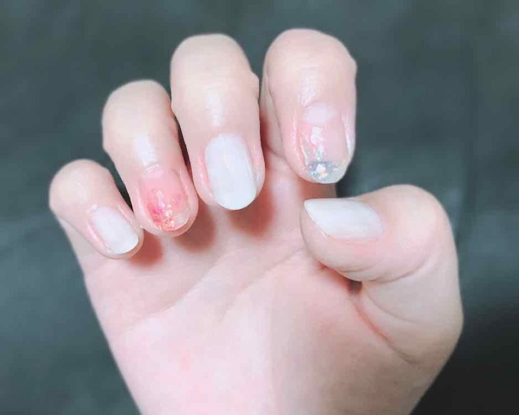 AC クイックドライベース＆ハードナー/AC MAKEUP/ネイルベースコートを使ったクチコミ（2枚目）