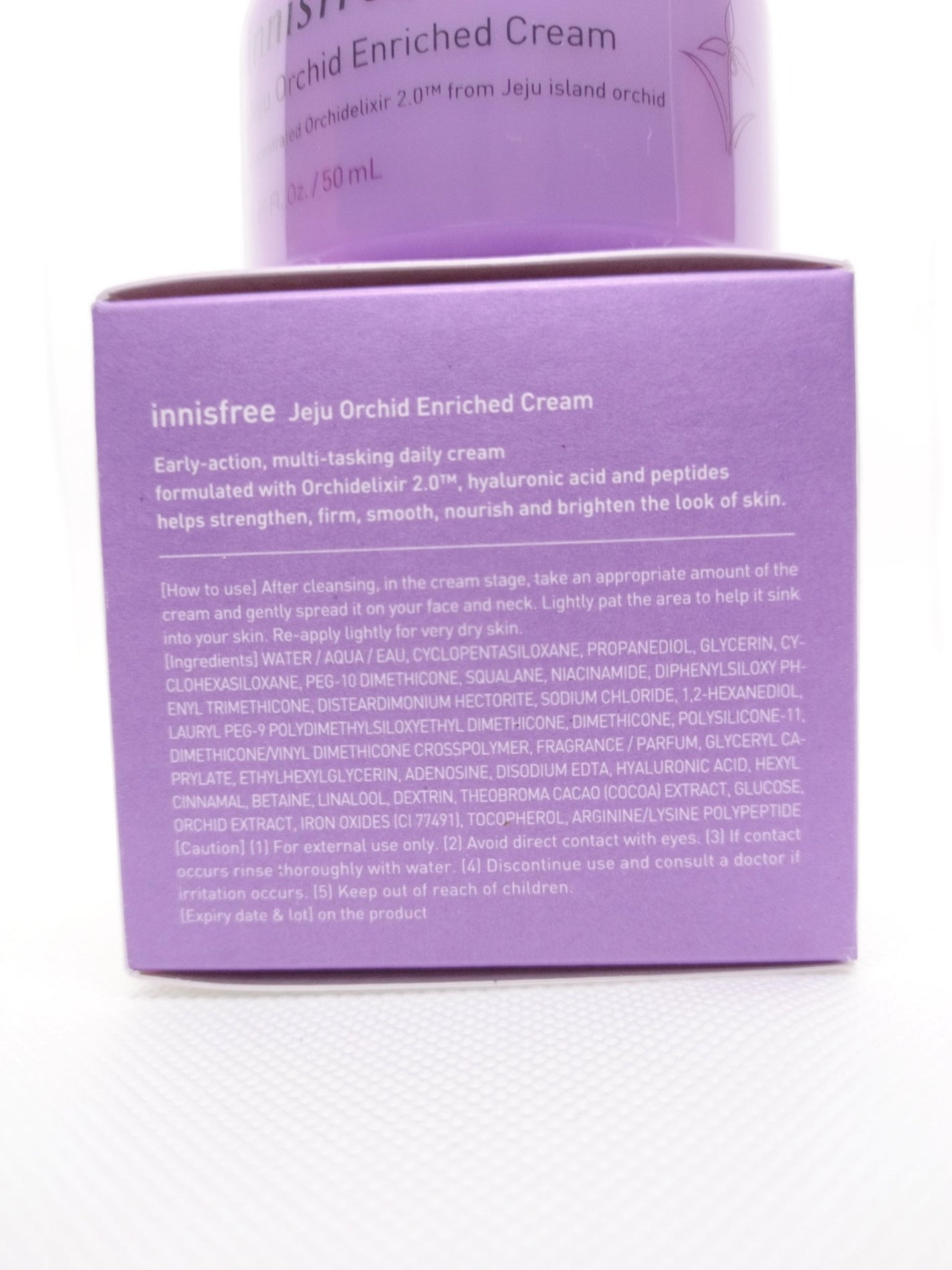 オーキッド エンリッチド クリーム/innisfree/フェイスクリームを使ったクチコミ(4枚目)