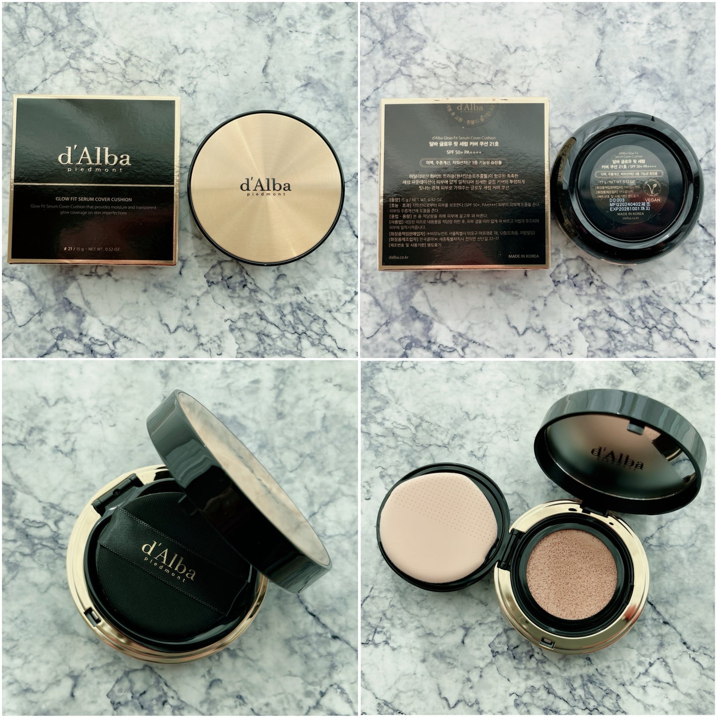 グロウフィットセラムカバークッション/ダルバ/クッションファンデーションを使ったクチコミ(2枚目)