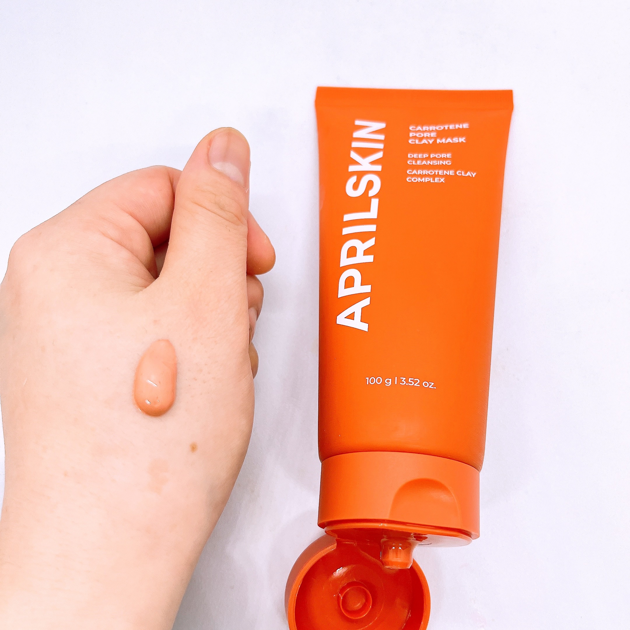 カロテン毛穴レスクレイパック/APRILSKIN/洗い流すパック・マスクを使ったクチコミ（2枚目）