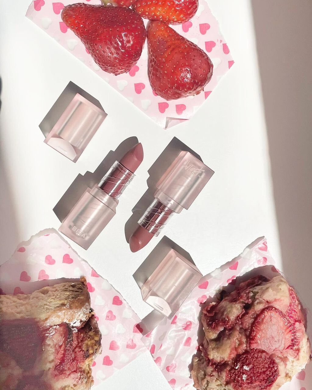 ラストパウダーリップスティック2/BBIA/口紅を使ったクチコミ（1枚目）