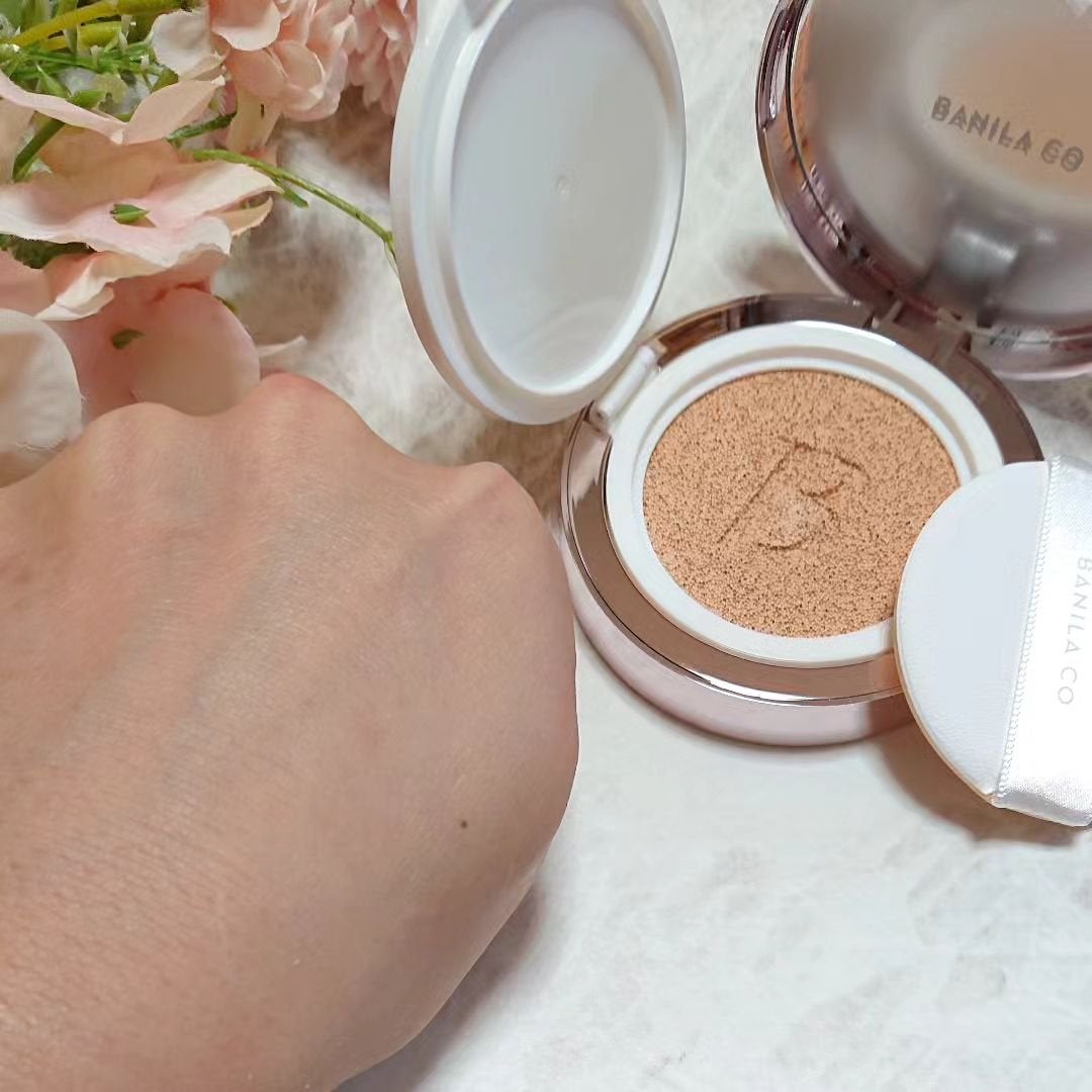 カバーリシャス アルティメット ホワイトクッション/BANILA CO/クッションファンデーションを使ったクチコミ(5枚目)