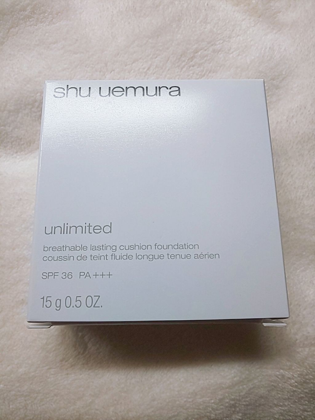 アンリミテッド ラスティング クッション/shu uemura/クッションファンデーションを使ったクチコミ（1枚目）