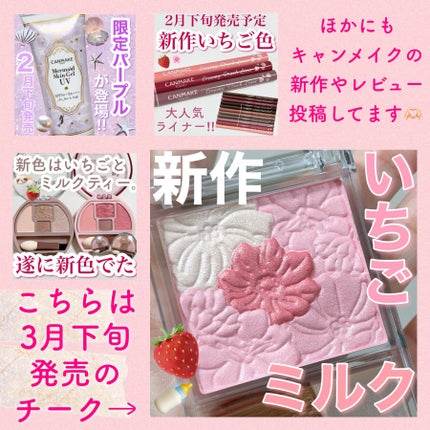 グロウフルールチークス(ブレンドタイプ)/キャンメイク/パウダーチークを使ったクチコミ(8枚目)