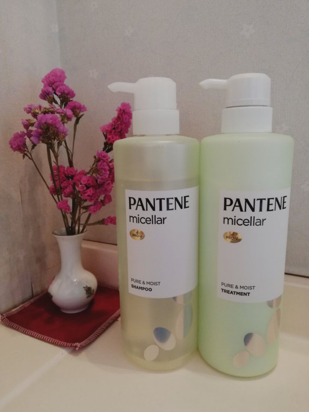 PRO-V ミセラー ピュア&モイスト ノンシリコンシャンプー/トリートメント/パンテーン/市販シャンプーを使ったクチコミ(1枚目)