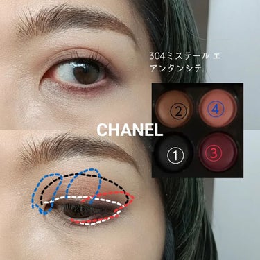 レ キャトル オンブル/CHANEL/アイシャドウパレットを使ったクチコミ（6枚目）