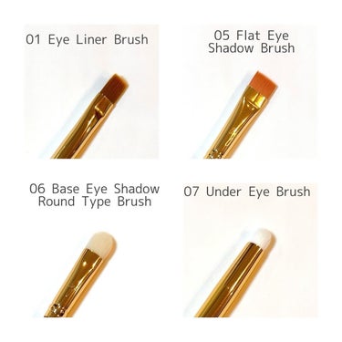 BY MAENG #05 Flat Eye Shadow Brush/SOOA DOR/メイクブラシを使ったクチコミ（2枚目）