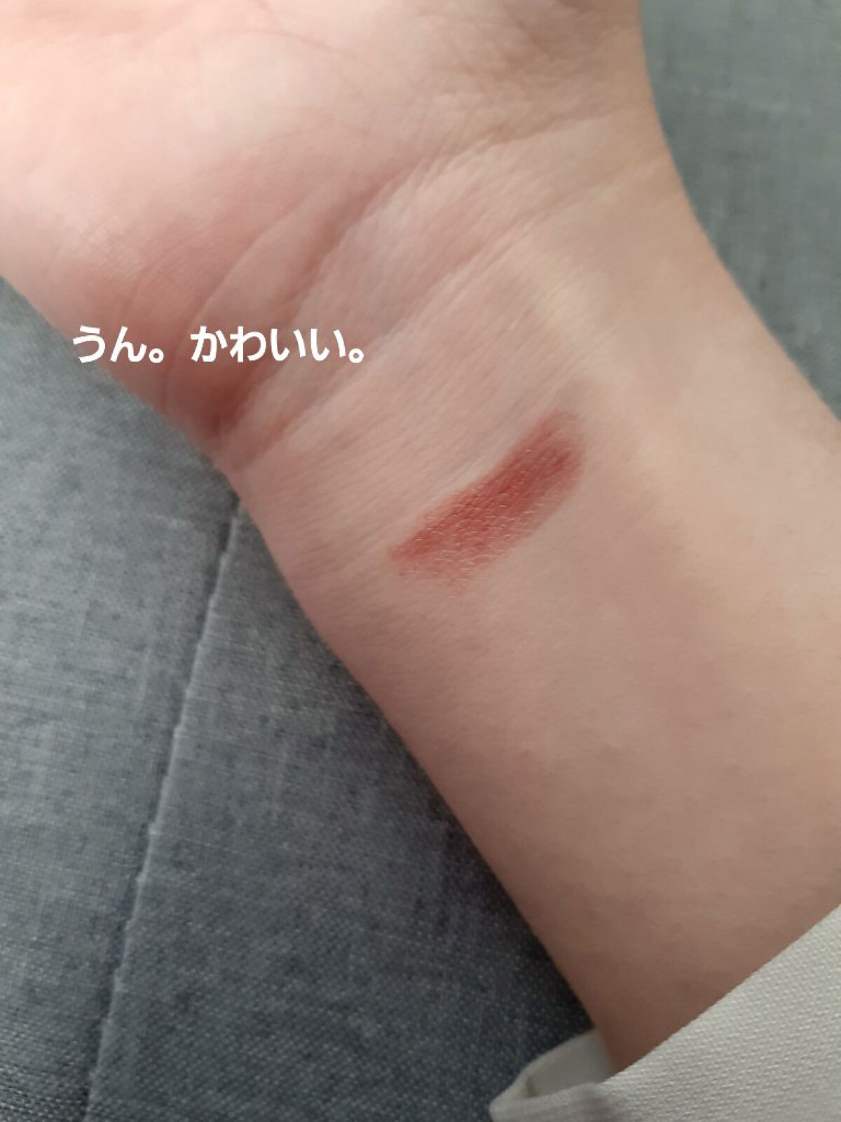 リップスティックティント 02 ブラウンレッド/coou/リップティントを使ったクチコミ（3枚目）