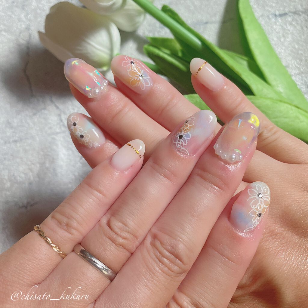 ウィークリージェル/HOMEI/ジェルネイルを使ったクチコミ(4枚目)