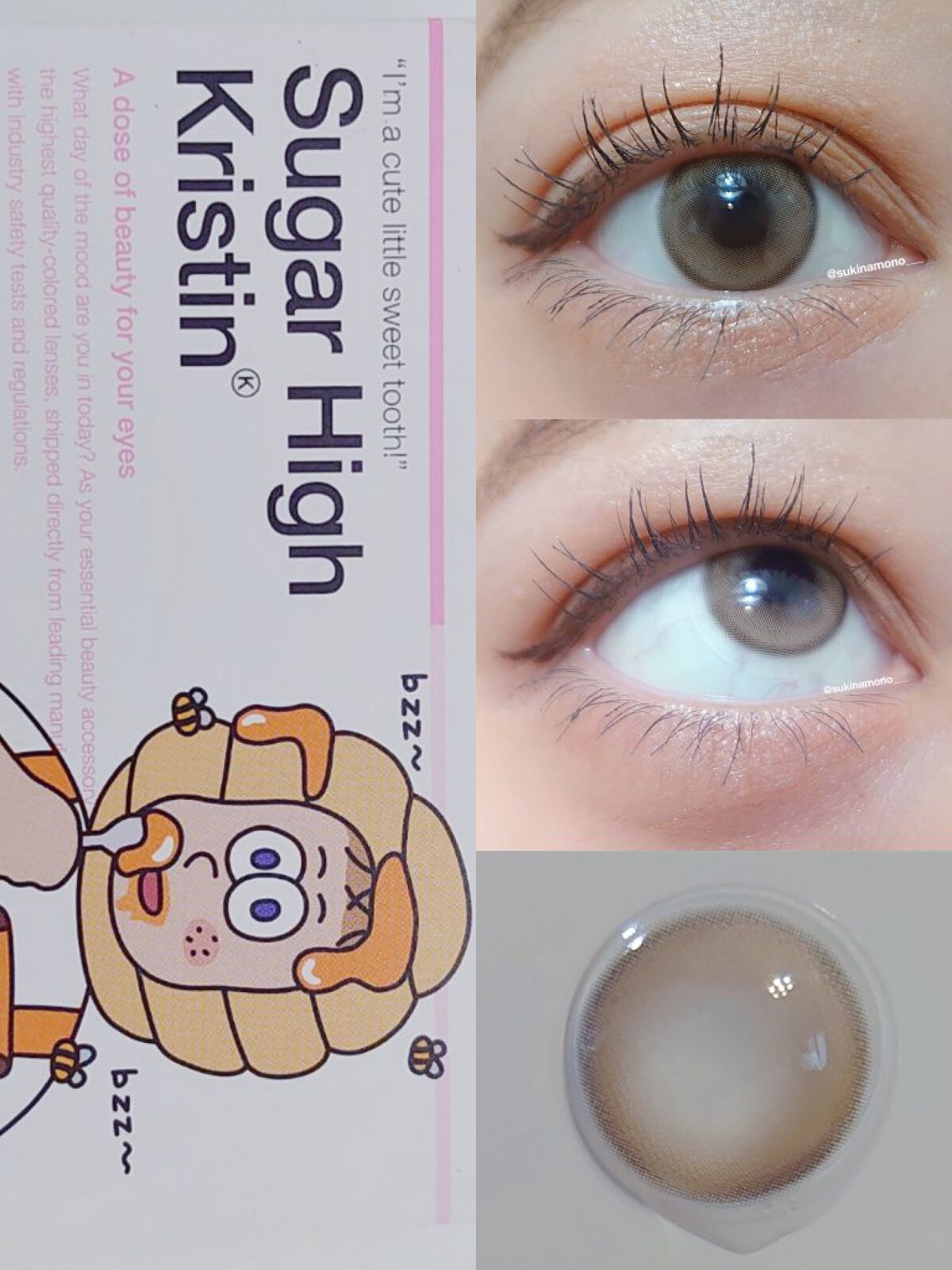 Suger High Kristin/Hapa kristin/カラーコンタクトレンズを使ったクチコミ（2枚目）