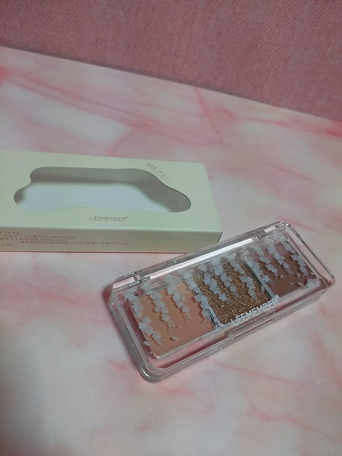3色フローラアイパレット/LEEMEMBER/アイシャドウパレットを使ったクチコミ(1枚目)
