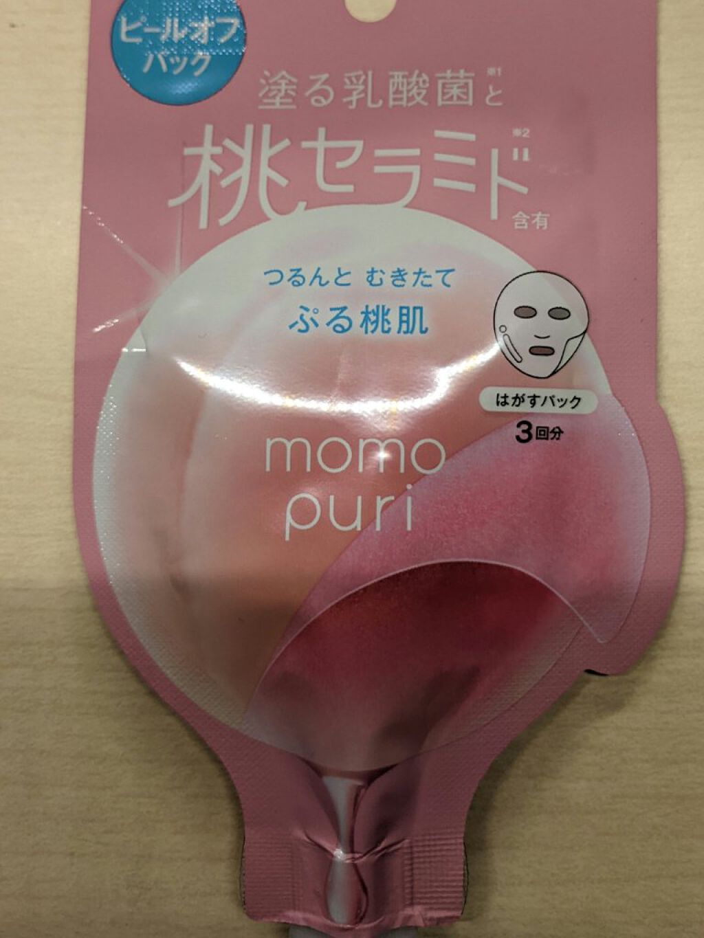 ももぷり フレッシュピールオフパック/ももぷり/ピーリングを使ったクチコミ（1枚目）