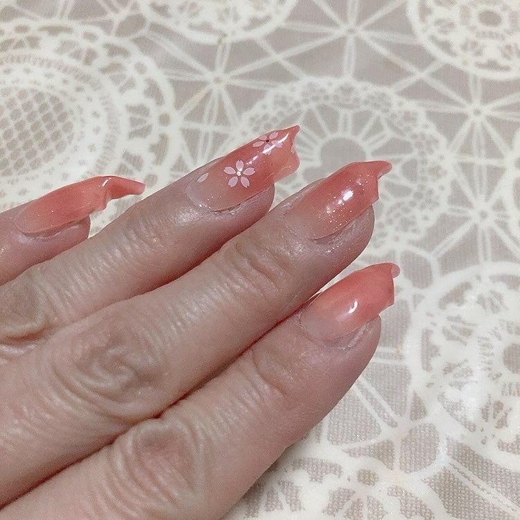 セミキュアジェルネイル(ハンド)/ohora/ネイルシールを使ったクチコミ(7枚目)