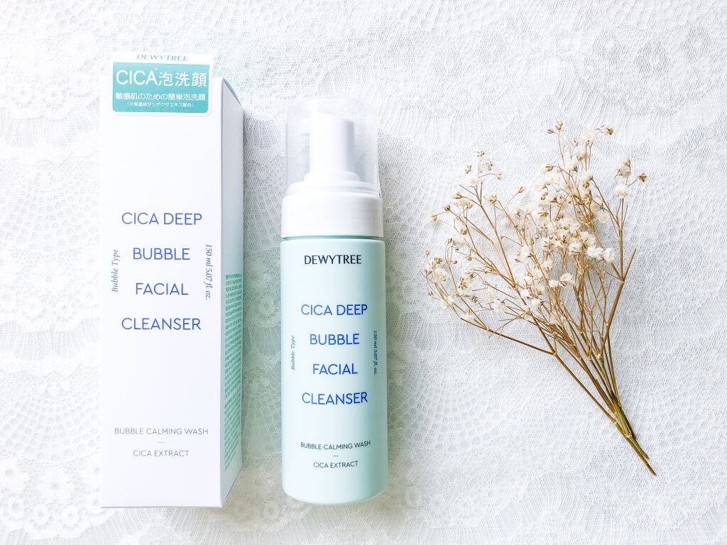 CICAバブルフェイシャルクレンザー /DEWYTREE/洗顔フォームを使ったクチコミ（1枚目）