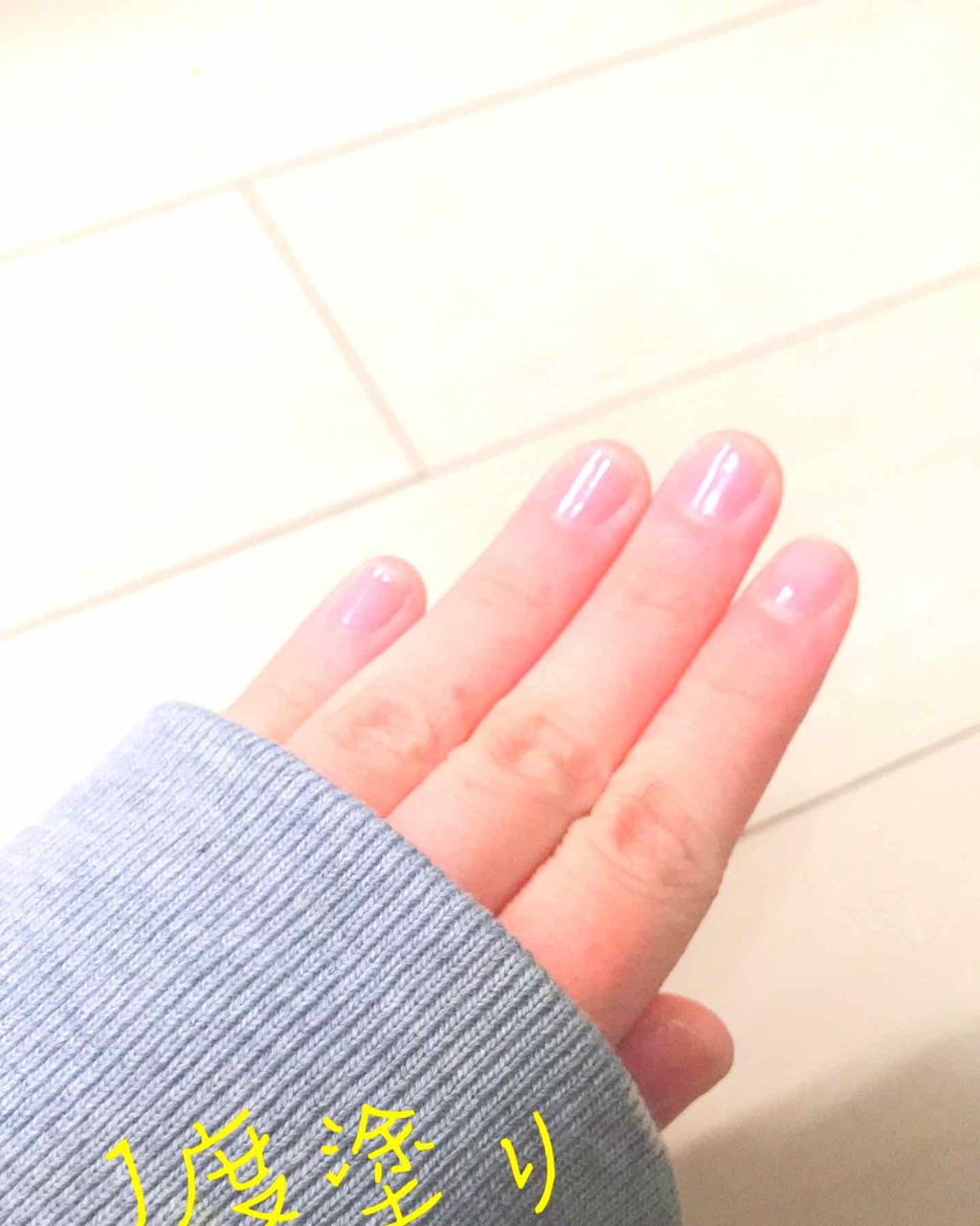 ディーアップファンデーション/D-UP/ネイルベースコートを使ったクチコミ（3枚目）