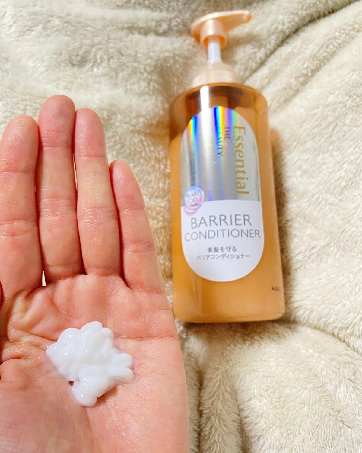 ザビューティ 髪のキメ美容素髪を守る バリアシャンプー/コンディショナー/エッセンシャル/シャンプー・コンディショナーを使ったクチコミ(3枚目)