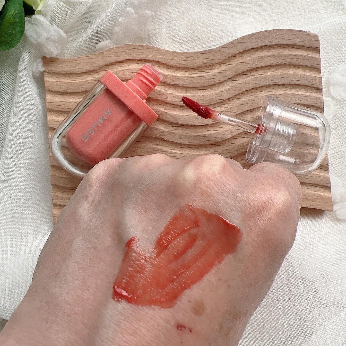 ジェルフィットティント/AMUSE/リップティントを使ったクチコミ(2枚目)