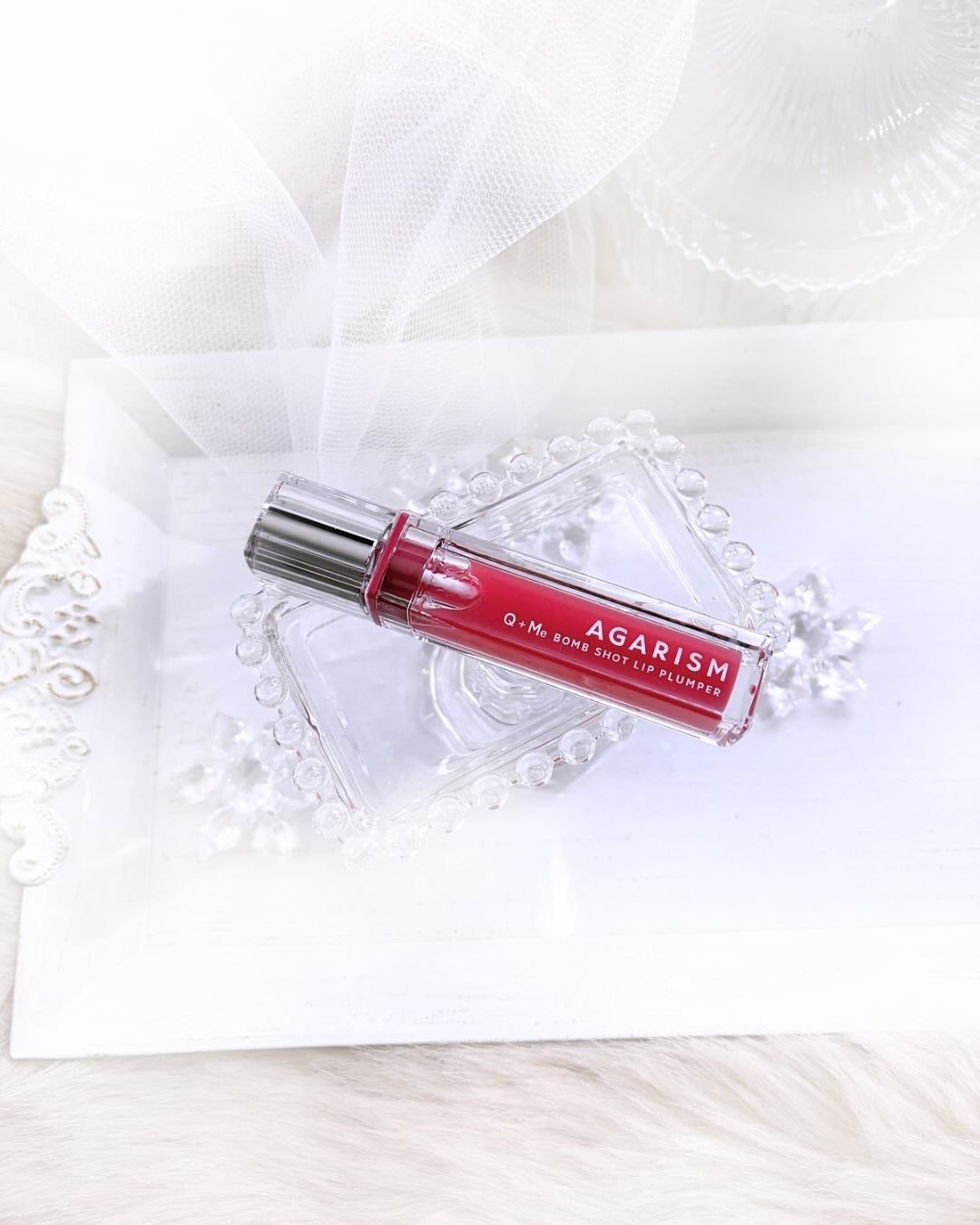 Q+Me ボムショットリッププランパー+/AGARISM/リッププランパーを使ったクチコミ(5枚目)