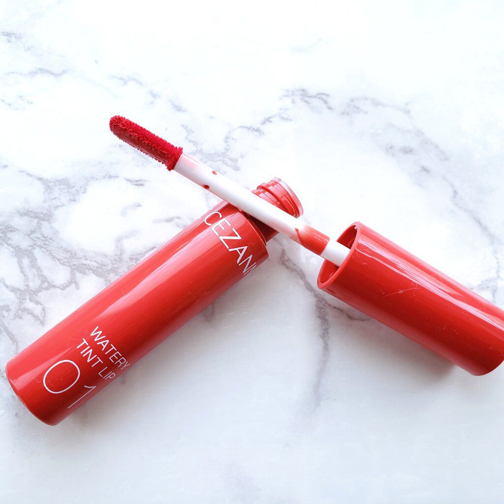 ウォータリーティントリップ/CEZANNE/リップティントを使ったクチコミ(2枚目)